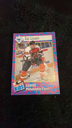 Eric Lindros Illustrated Kids Hockey Card