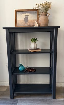 Solid Wood Bookshelf / Display Shelf – Newly Refinished
