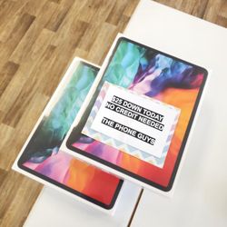 New Apple IPad Pro 12.9 4th Gen LTE 128GB Tablet - $1 Down To Take Home Today Pay The Rest Later