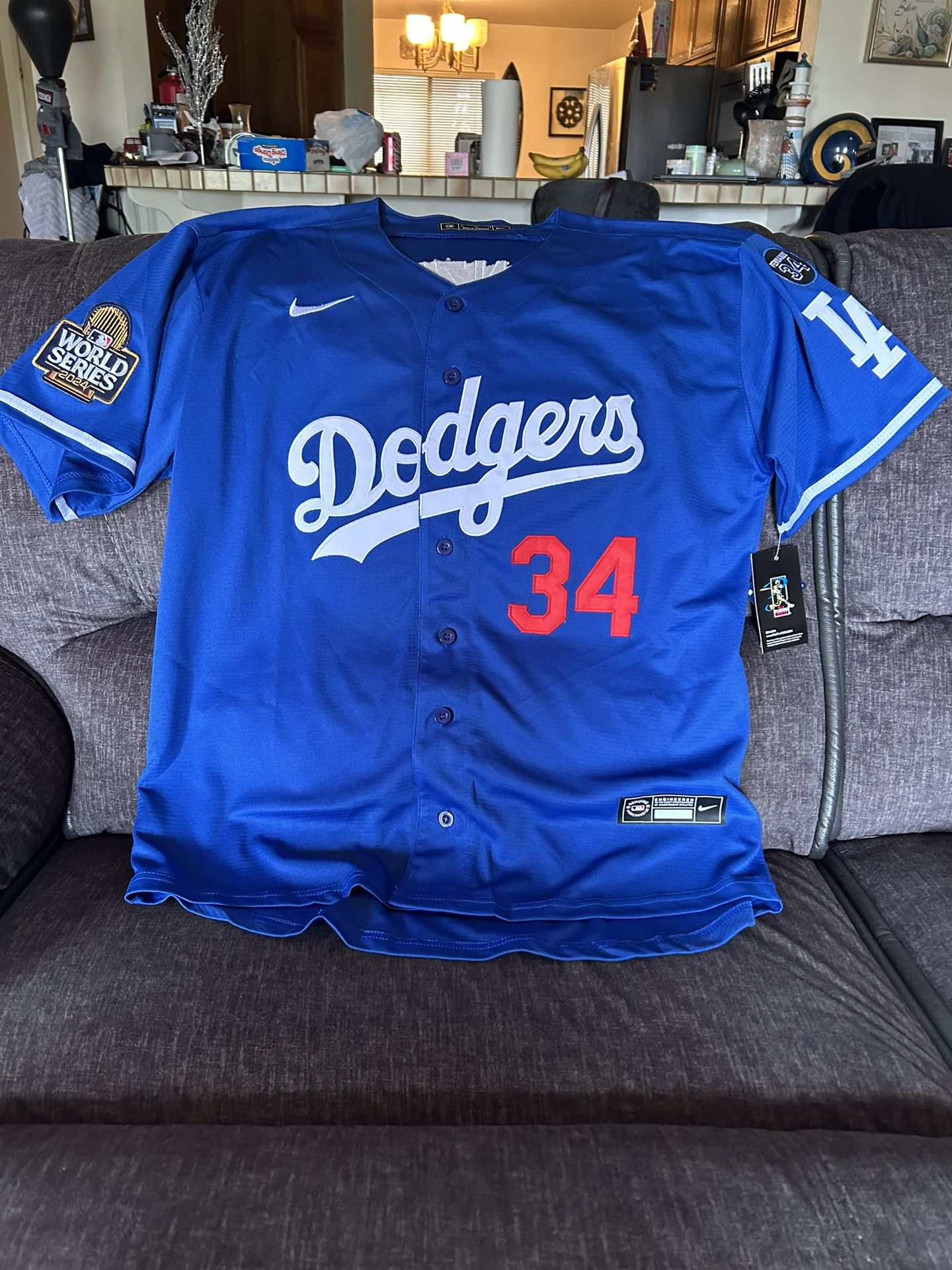 Dodgers Fernando Valenzuela jersey