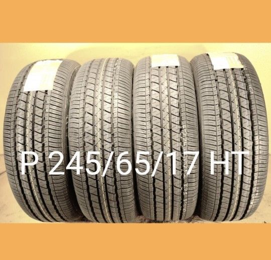 4 New Tires 245/65/17 $ 472 Llantas Nuevas