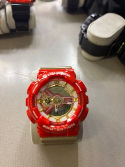 Casio G-Shock GA-110GB Red Tan Gold Watch Module 5146