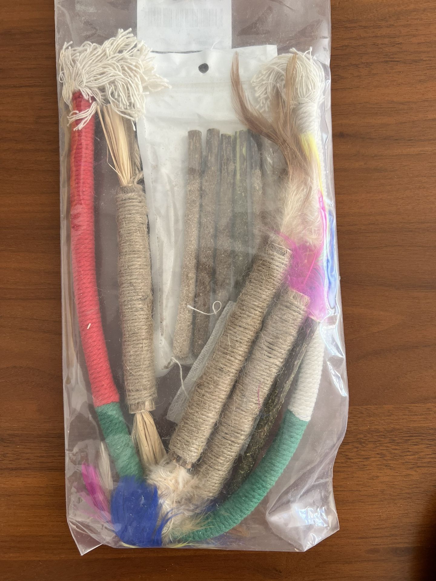 Cat Toys 10pcs Catnip Toy, Chew Stick, Silvervine Rope