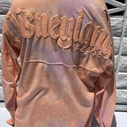 Disneyland Peach Tie-Dye Spirit Jersey Lightweight Disney * Size Medium
