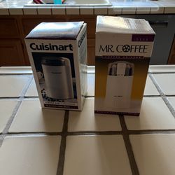 Two Used Coffee Grinders Cuisinart And Mr. Coffee