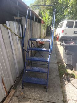 Metal stairs
