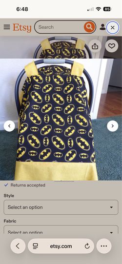 Batman baby items
