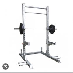 Getrxd Galvanized Half Rack With 250+lbs Of Weight