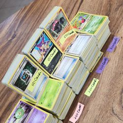 Pokémon Cards Total 1150 pieces For $130.