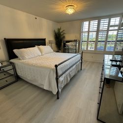RH-  Mirrored Bedroom Set