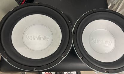 Two Infinity Kappa Perfect 12.1 4ohm Subwoofer