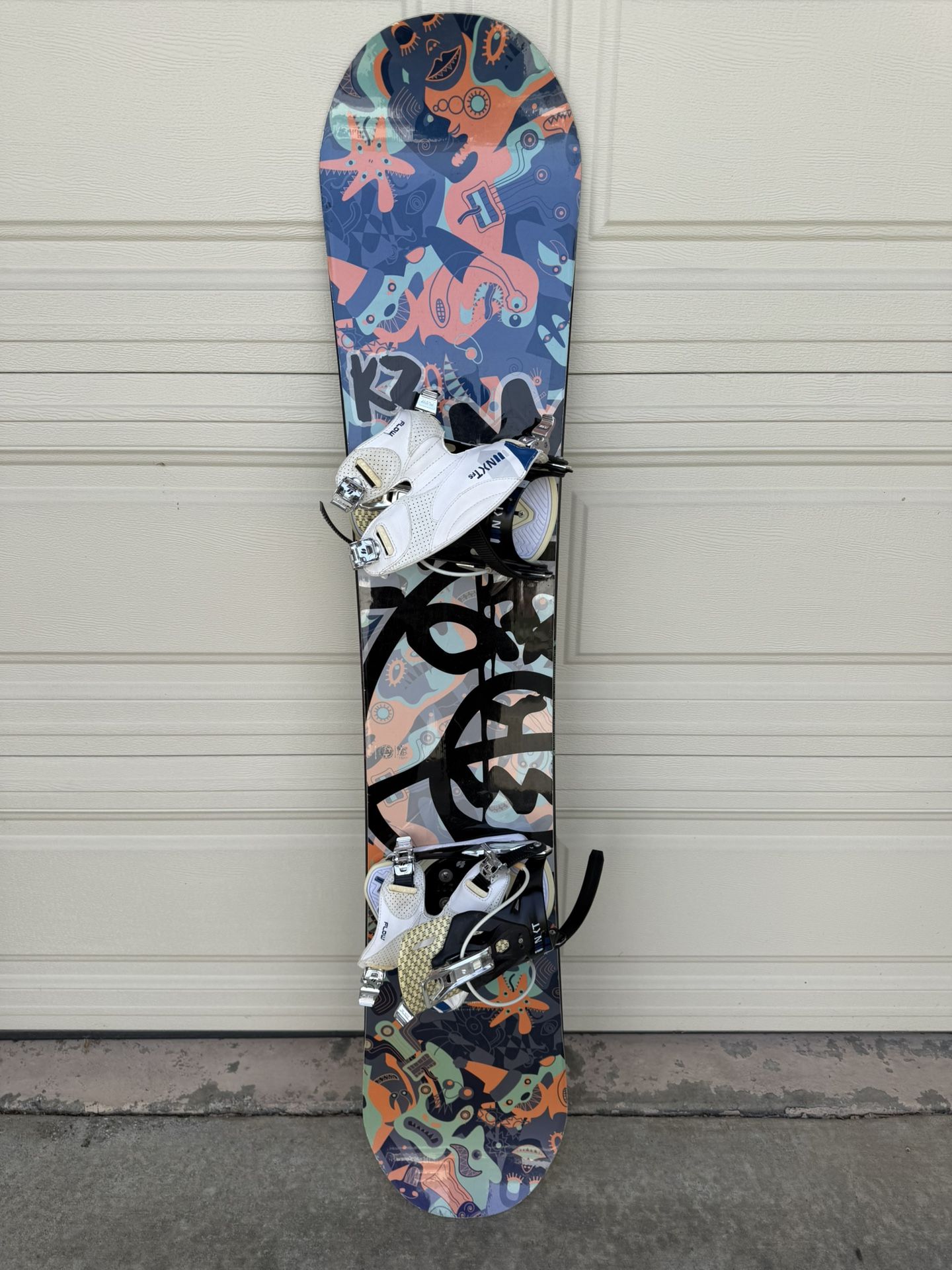 Snowboard with Binding