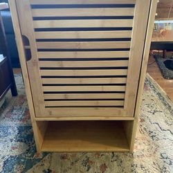 Small Storage Cabinet With Door And Shelves/ Read Description And Look At The Pictures 