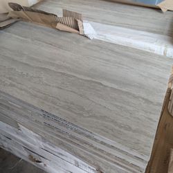 12x24 Excite Ivory Polished Rectified Porcelain Tile