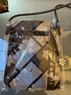 New Nishijin-ori brocade pochette or shoulder bag