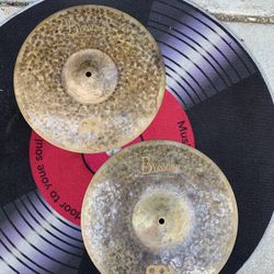 Meinl Byzance Series 14” Extra Dry Medium Thin Hi Hat Drum Cymbals BRAND NEW Retails for $639