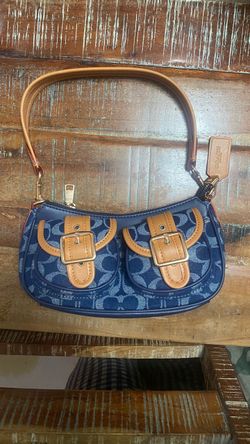 Blue purse