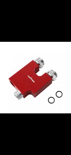 Red Transmission Cooler Thermal Bypass Valve Fits 2013 - 2018 Dodge Ram 6.7L Cummins.