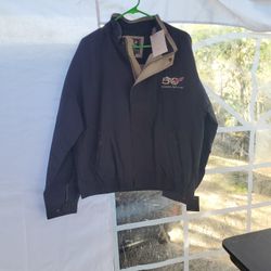 GM,CORVETTE  DARK BLUE  JACKET BY GEAR SIZE  L  BRAND NEW, I ASK $45.00