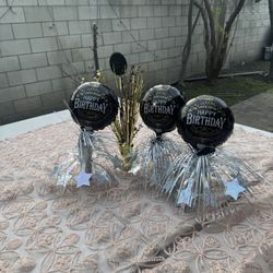 Happy Birthday Centerpieces 