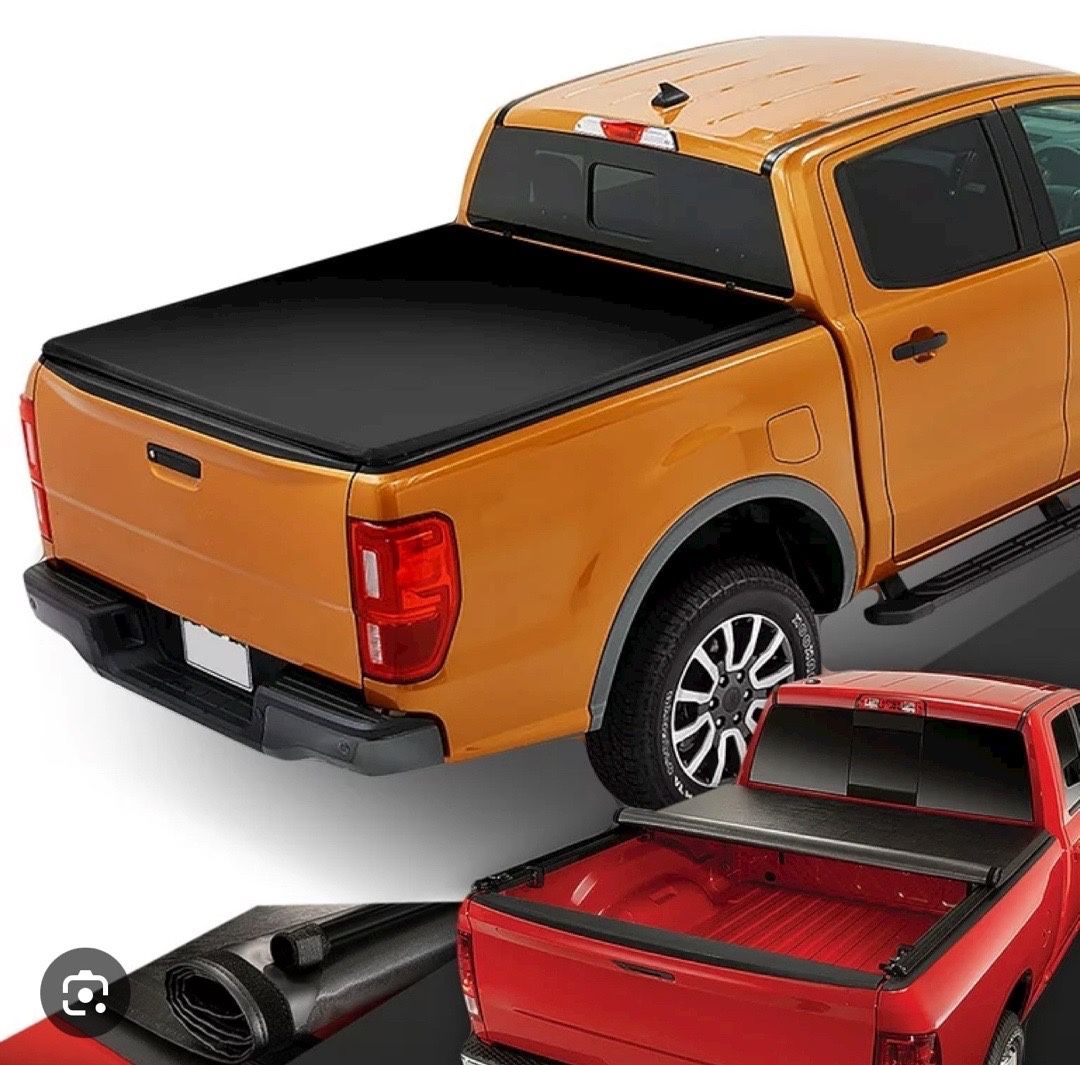 LA Zona Auto Parts 19 To 2024 Ford Ranger 5 Feet Roll Up Tonneau Cover Cubierto Tapa Para Troka Enrollada Viny