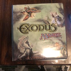 Rare Magic the Gathering Exodus Binder Filled With Vintage Cards