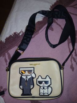 Karl lagerfeld crossbody bag in excellent condition