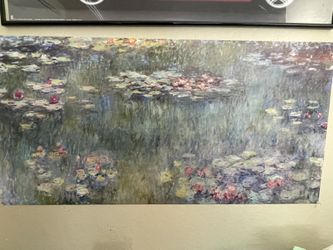 Monet Water Lilies Art Print - Excellent Condition