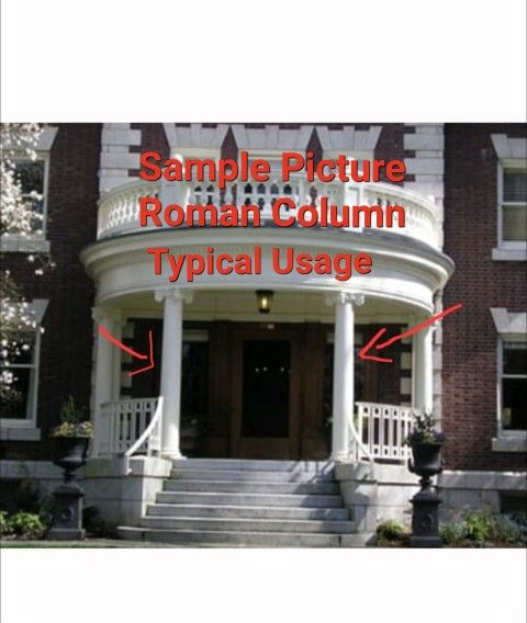 Brand New Architectural Roman Support Porch Columns 