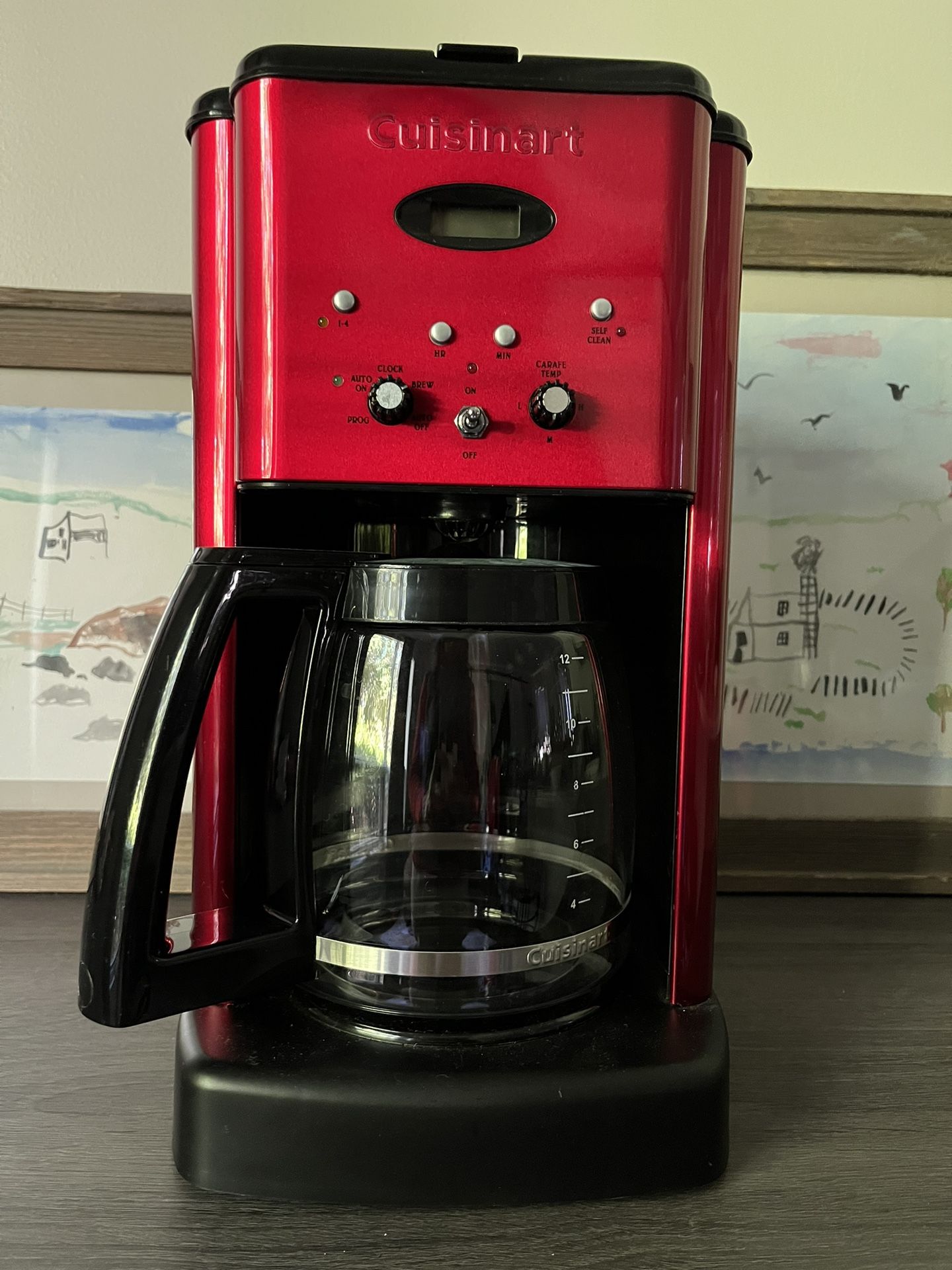 awesome gorgeous red Cuisinart Brew Central 12 Cup Programmable Coffee Maker With Reusable Filter