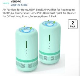 Vendfo VF04-PA Air Purifier 2 Pack