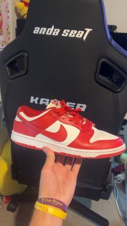Red Nike dunks