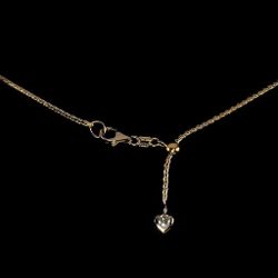 14kt Solid WHITE Gold 22" Adjustable Spiga Chain, New In Box 😍