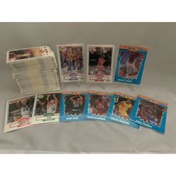 1990-91 Fleer NBA Comp. 1-198 Set Jordan Magic Bird, Kemp ROOKIE +(12) Card Sticker Set!!! NM/M!!!😎