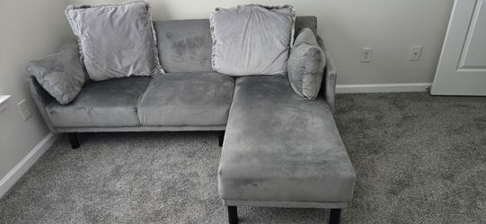 Grey sectional sofa