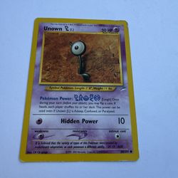 Pokémon Unown L 1st Edition 86/105 Neo Destiny Set WOTC TCG Pokemon Card NM-MT