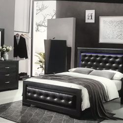 Brand  New Queen Size Bedroom Set$999.financing  Available No Credit Needed 