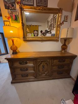 MCM Wood Dresser