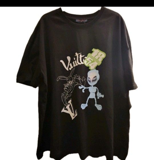 Rare Louis Vuitton Couture T Shirt Cartoon Rabbit Alien Graphic
