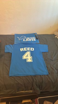 T-shirt signed shirt from dj reed blue shirt large