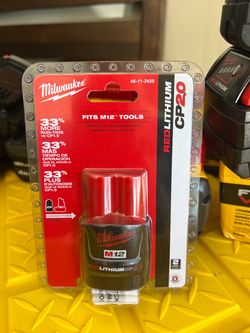Milwaukee M12 RedLithium CP2.0 Battery - ORIGINAL BRAND NEW