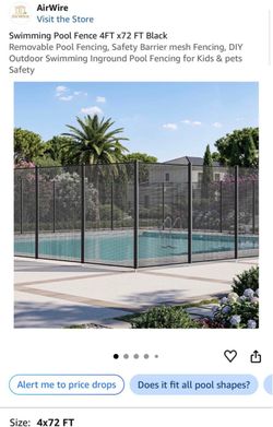Swimming pool fence