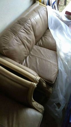 Sofa and loveseat couches