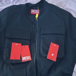 Diesel Cropped Bomber Jacket Size Small Women’s