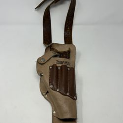 Vintage Makita Power Tools Leather Tool Pouch Belt Holster Electrician USA