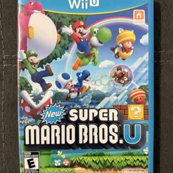 New Super Mario Bros. U (Nintendo Wii U, 2012) CIB Complete Tested! - Great Disc