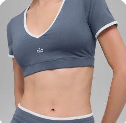 alo Airbrush Race Pace Short Sleeve 