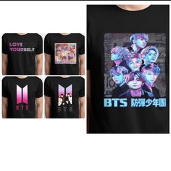 Bts T Shirt And Hoodies Kids -adults Sizes S-3xl All Sizes Available