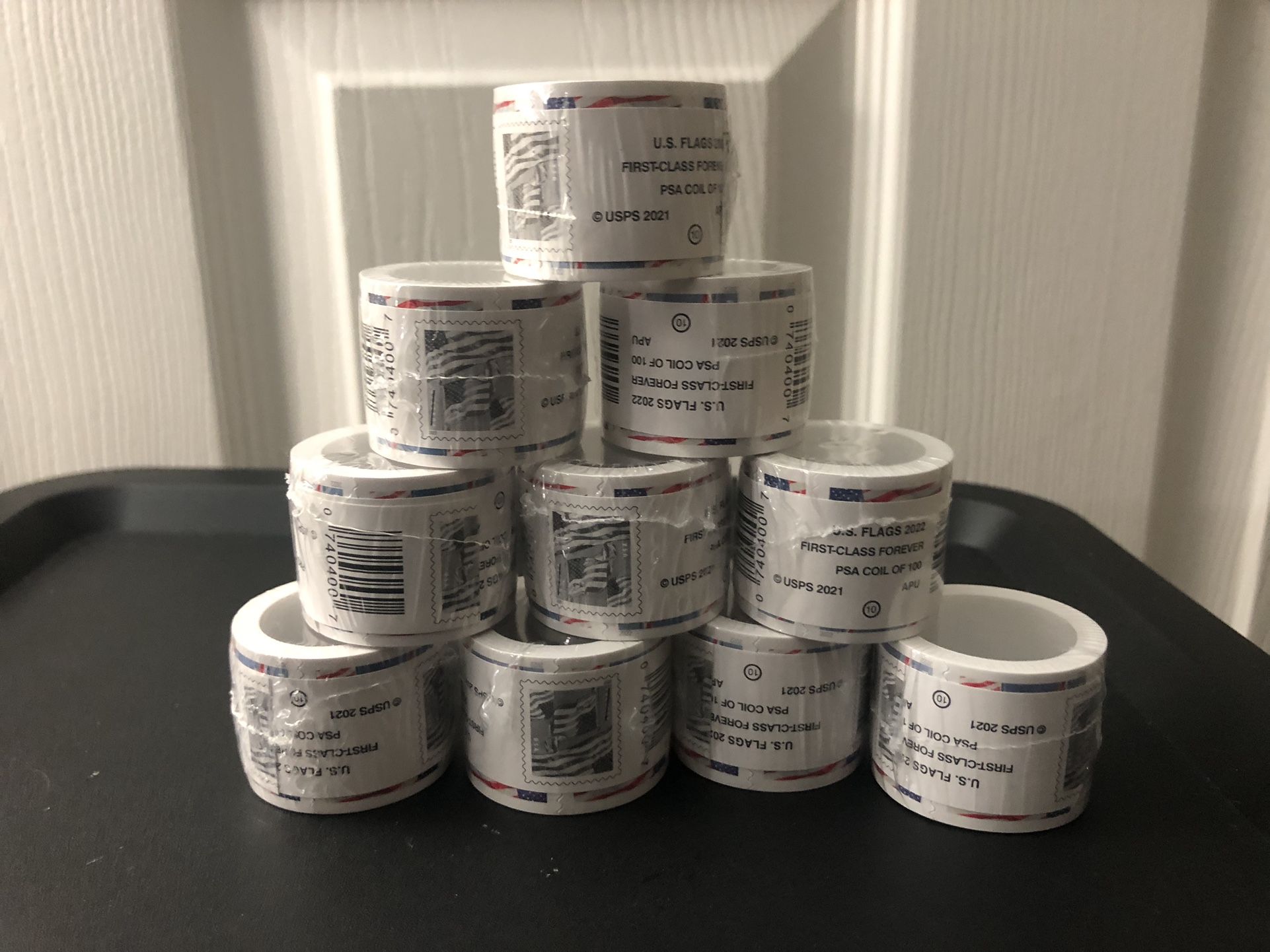 10 Rolls Of 100 Each 2022 Forever Stamps First Class for Sale in Los Angeles, CA OfferUp