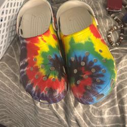 Rainbow Crocs
